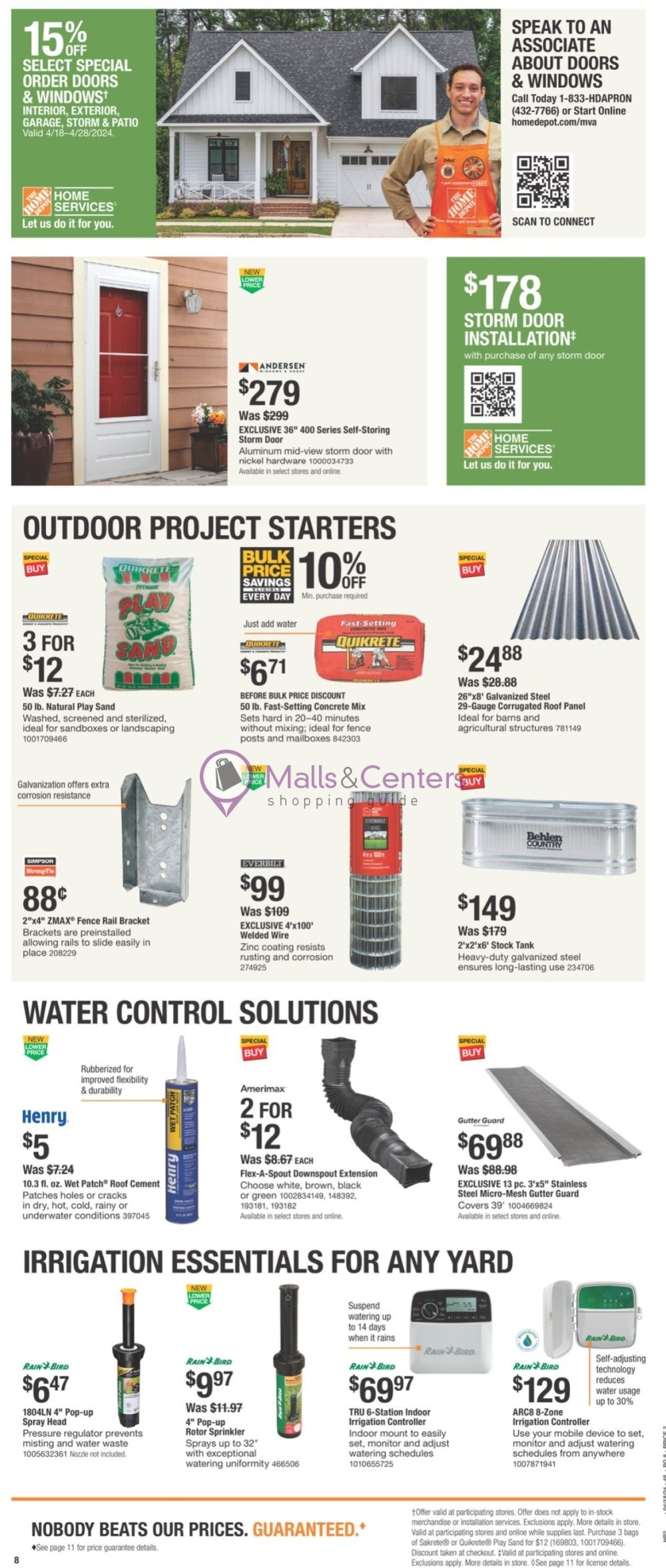Weekly ad for The Home Depot valid: 04/18/2024 - 04/28/2024, page 8