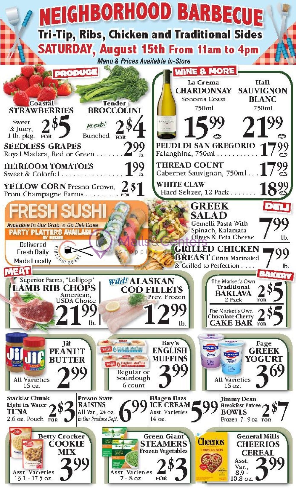 Weekly ad for The Market valid: 08/12/2026 - 08/18/2026, page 1