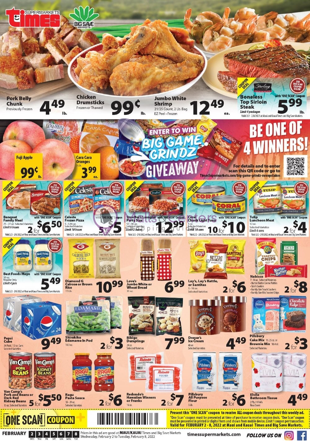 Times Supermarkets Weekly ad valid from 02/02/2022 to 02/08/2022