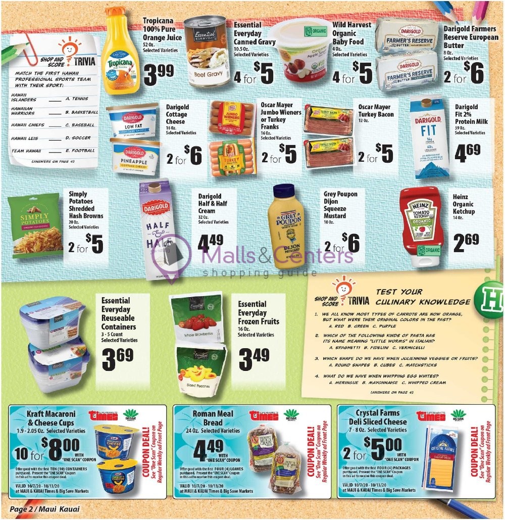 Times Supermarkets Weekly Ad sales & flyers specials MallsCenters