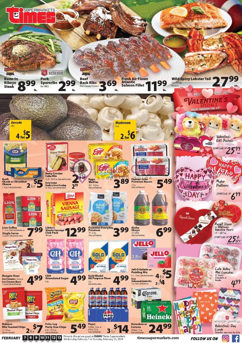 Times Supermarkets Weekly ad valid from 02/07/2024 to 02/13/2024