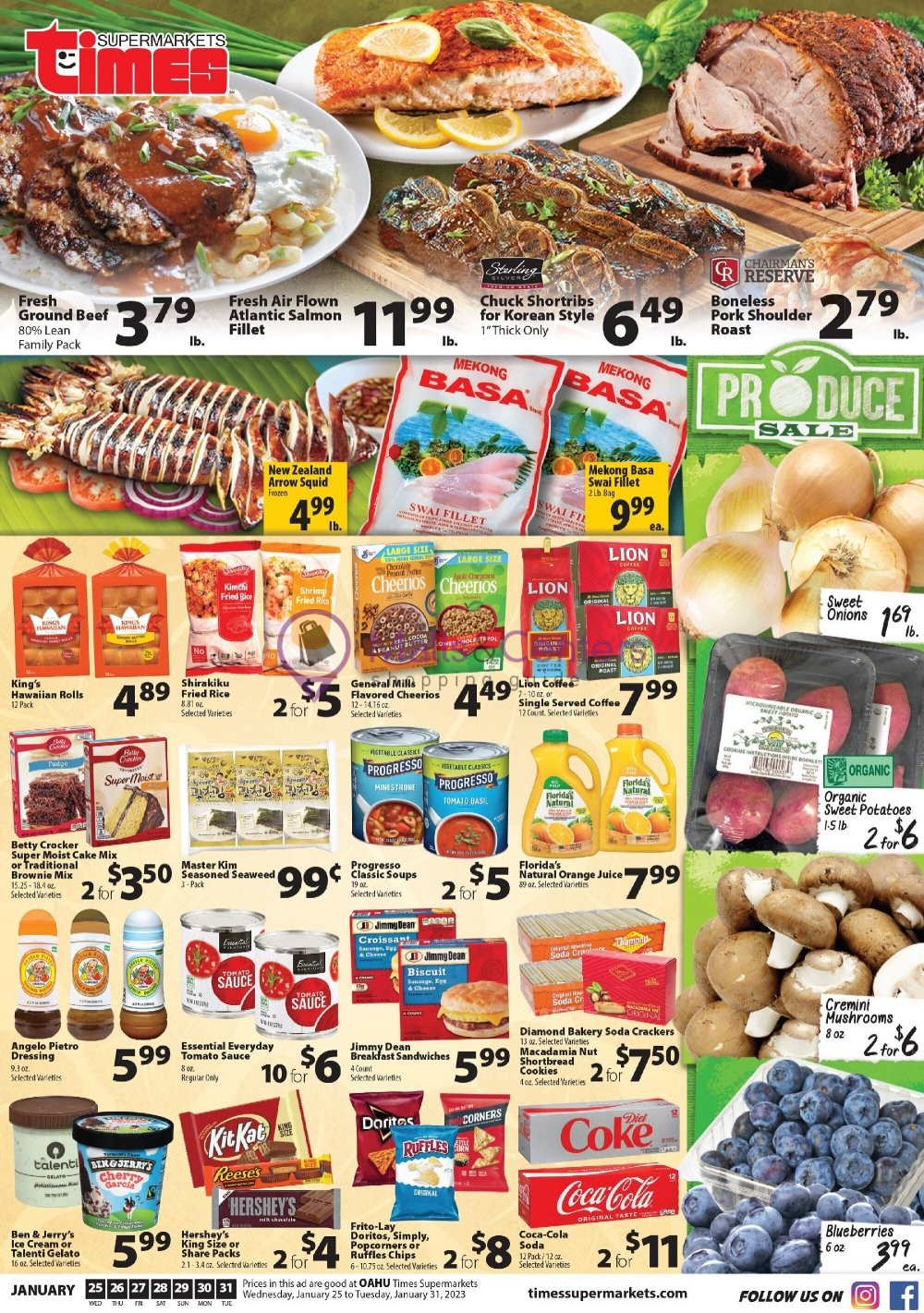 Times Supermarkets Weekly ad valid from 01/25/2023 to 01/31/2023