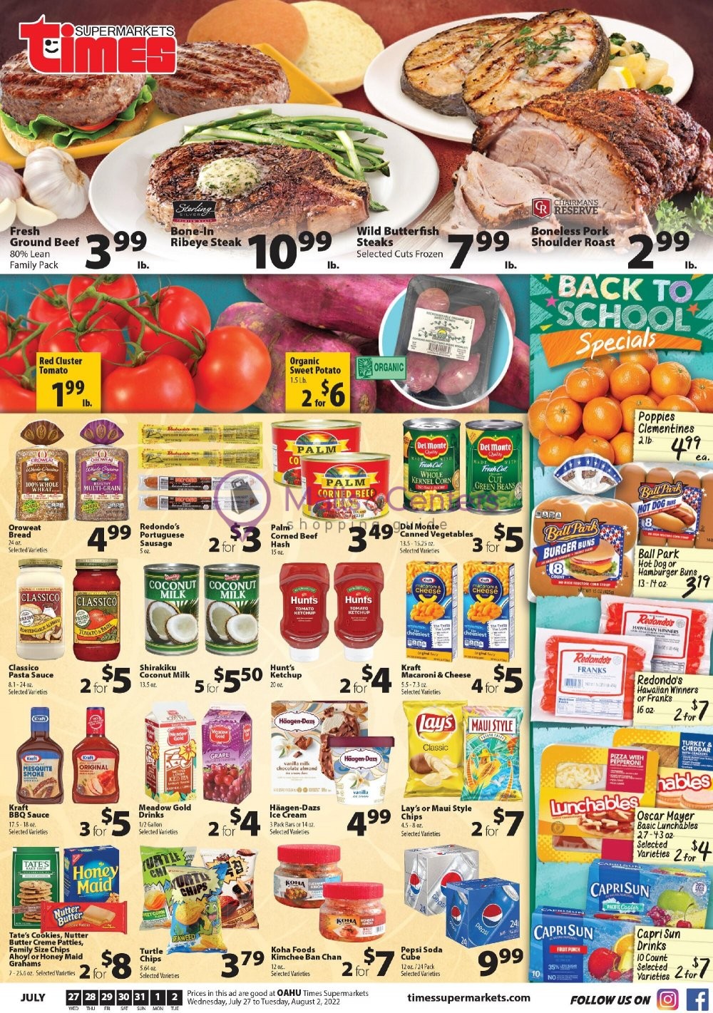 Times Supermarkets Weekly ad valid from 07/27/2022 to 08/02/2022
