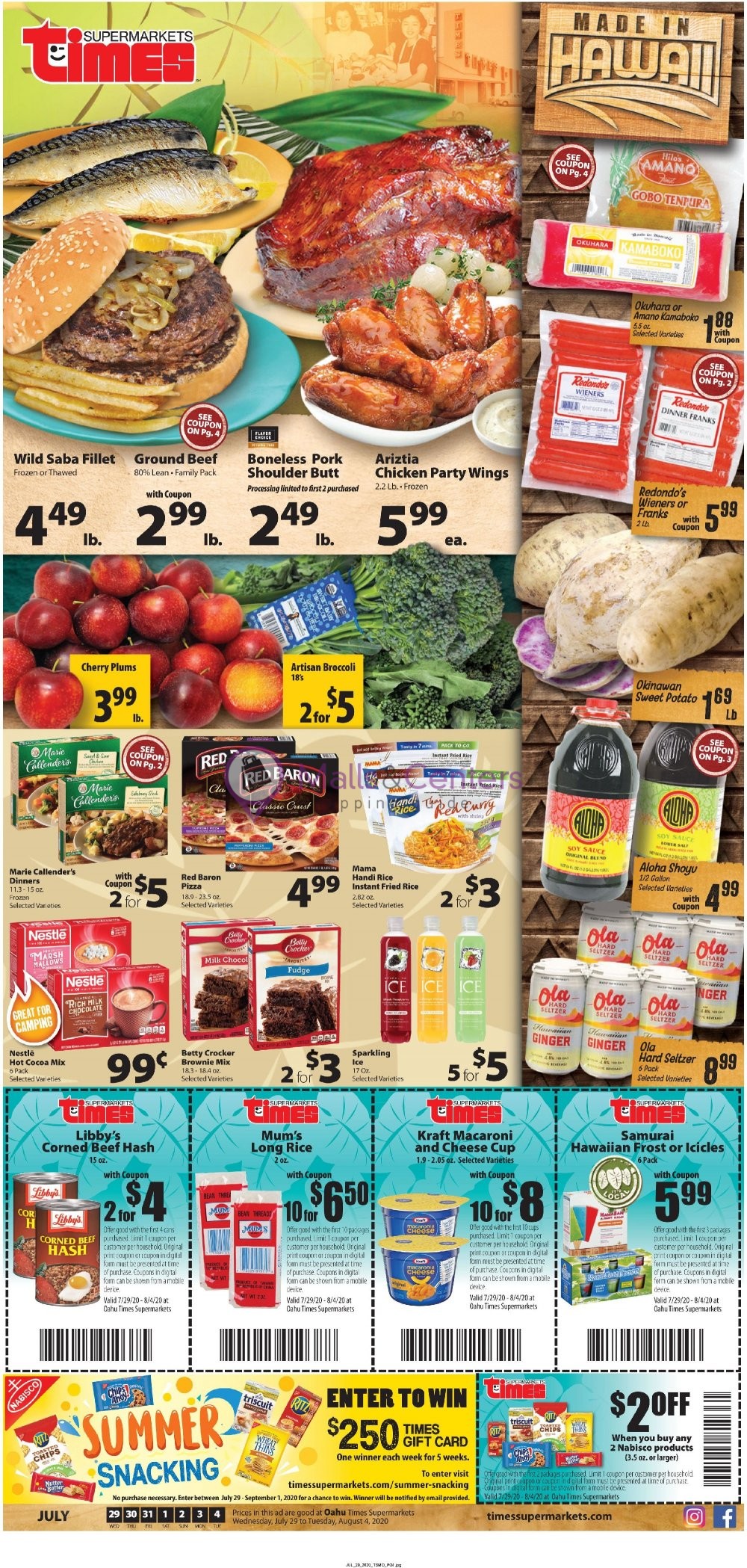 Times Supermarkets Weekly ad valid from 07/29/2020 to 08/04/2020