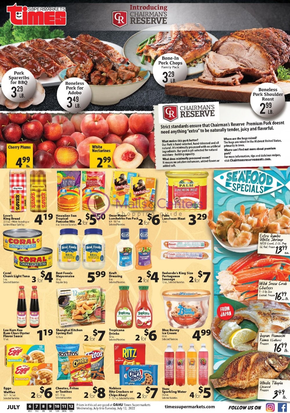 Times Supermarkets Weekly ad valid from 07/06/2022 to 07/12/2022