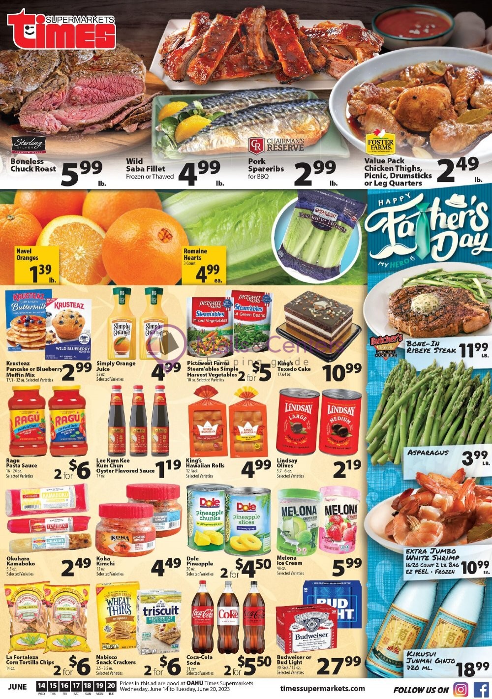 Times Supermarkets Weekly ad valid from 06/14/2023 to 06/20/2023