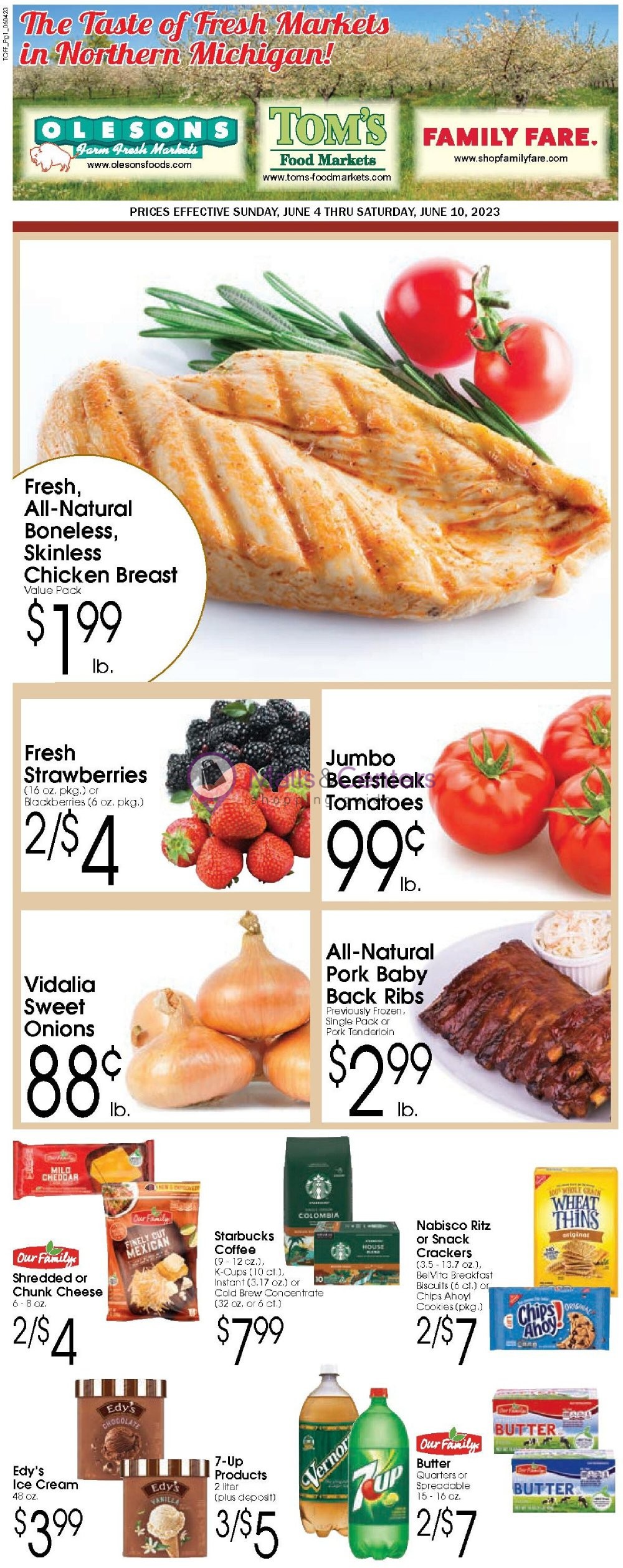 Tom's Food Markets Weekly ad valid from 06/04/2023 to 06/10/2023