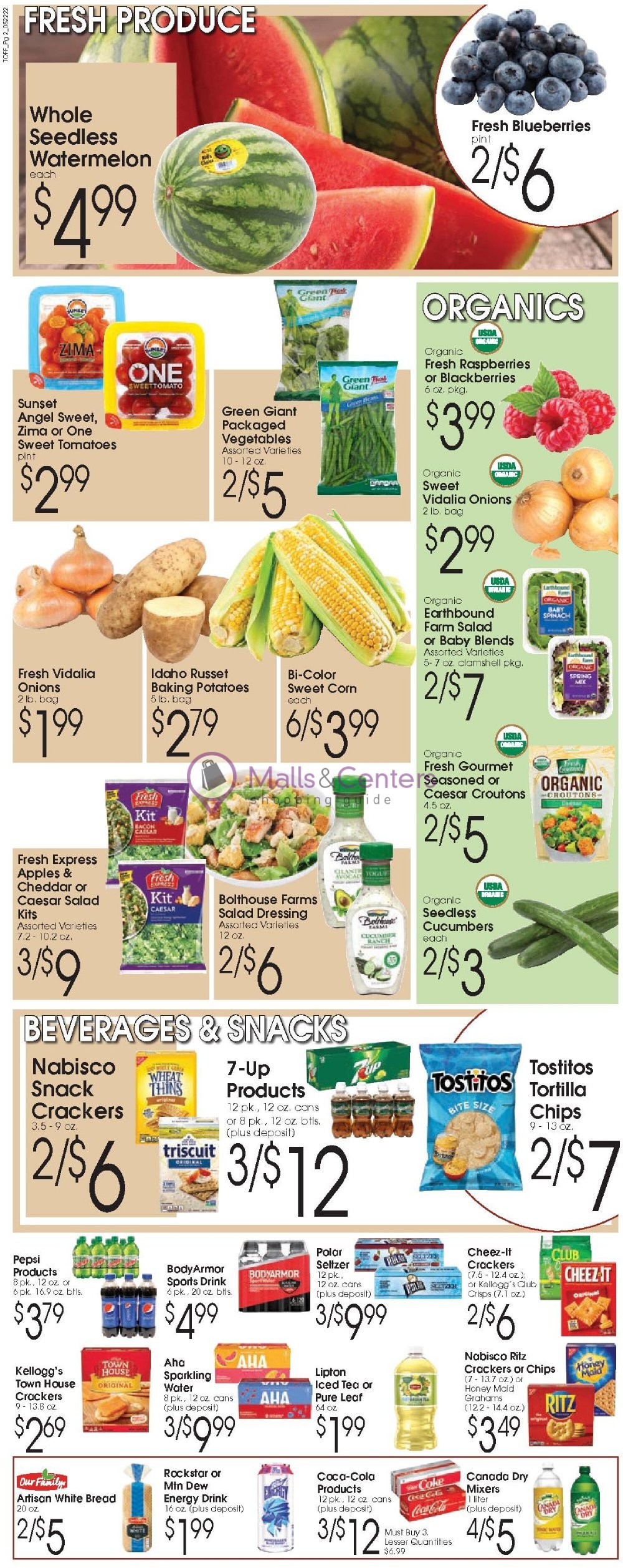 Tom's Food Markets Weekly ad valid from 05/22/2022 to 05/28/2022