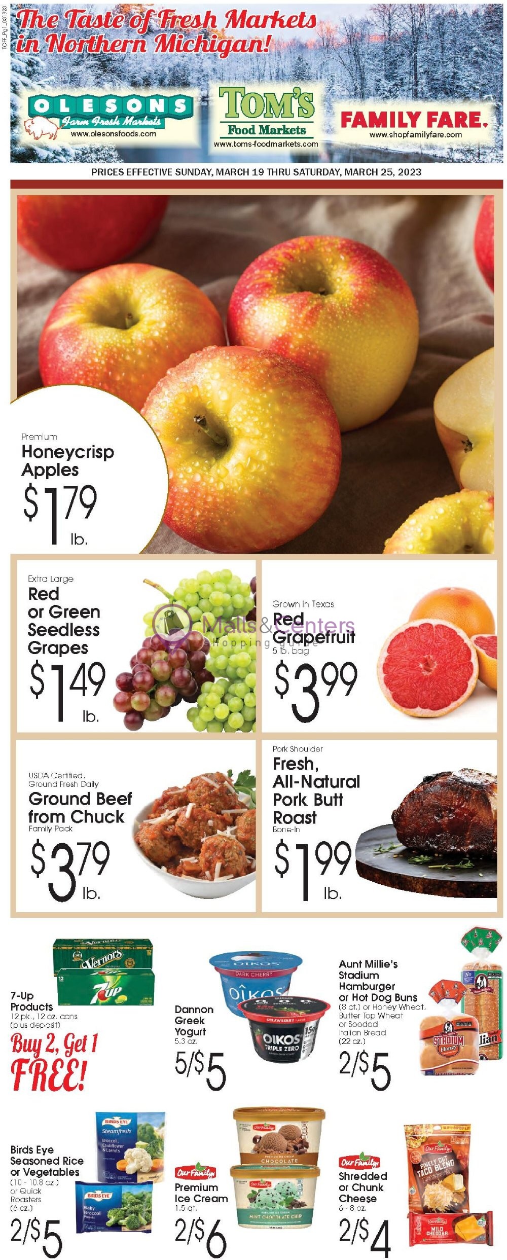 Tom's Food Markets Weekly ad valid from 03/19/2023 to 03/25/2023