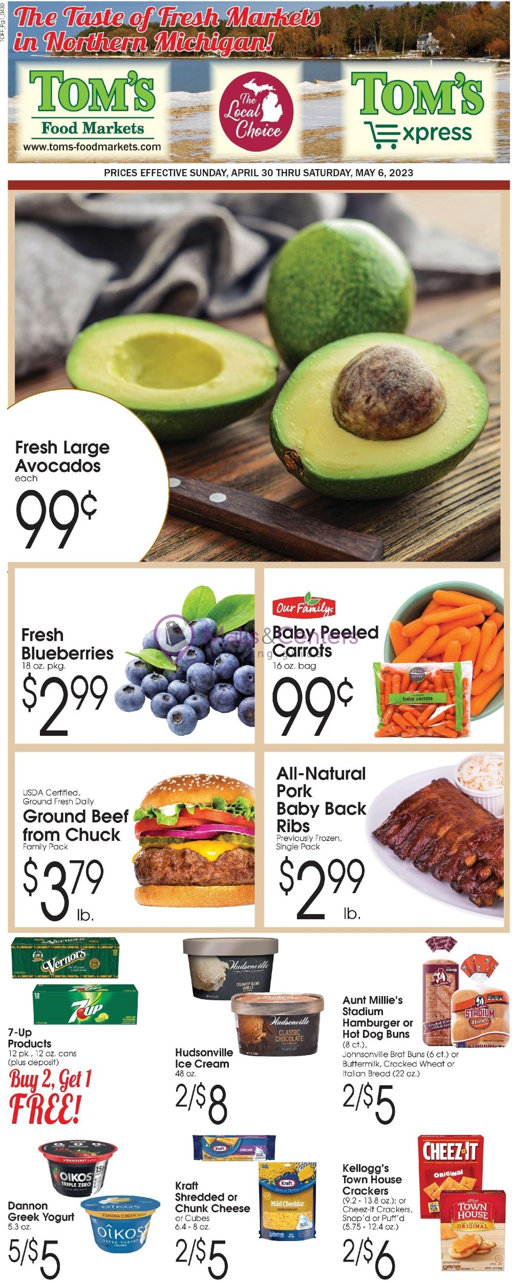 Tom's Food Markets Weekly ad valid from 04/30/2023 to 05/06/2023