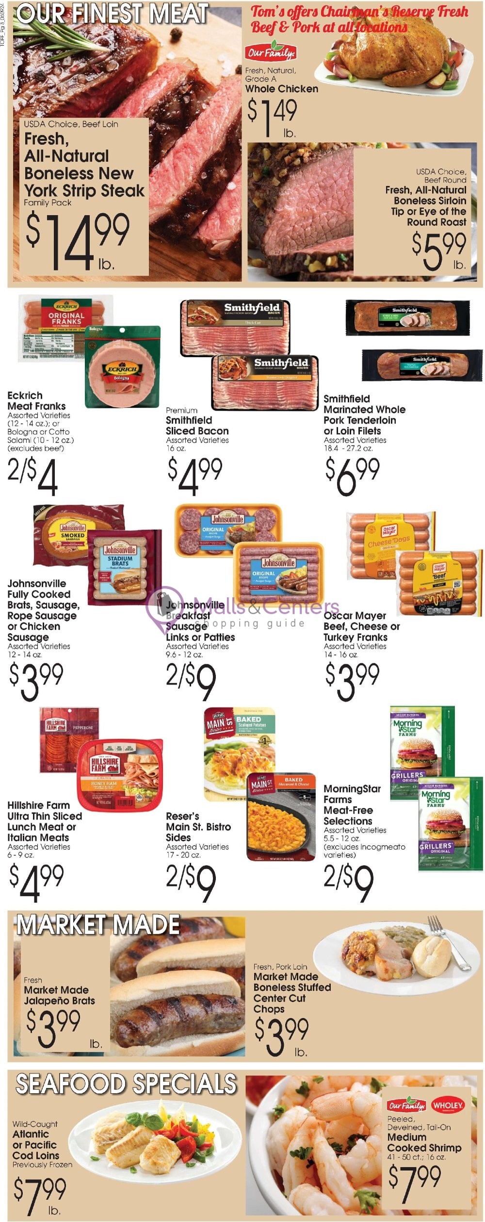 Weekly ad for Tom's Food Markets valid: 06/09/2024 - 06/15/2024, page 3