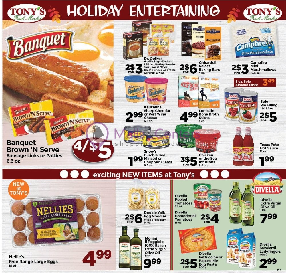 Tony's Fresh Market Weekly Ad sales & flyers specials MallsCenters