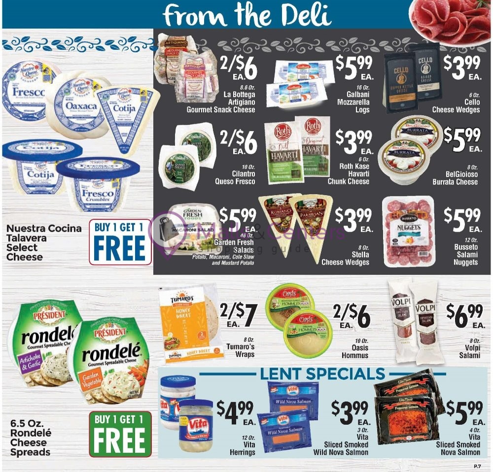 Tony's Fresh Market Weekly Ad sales & flyers specials MallsCenters