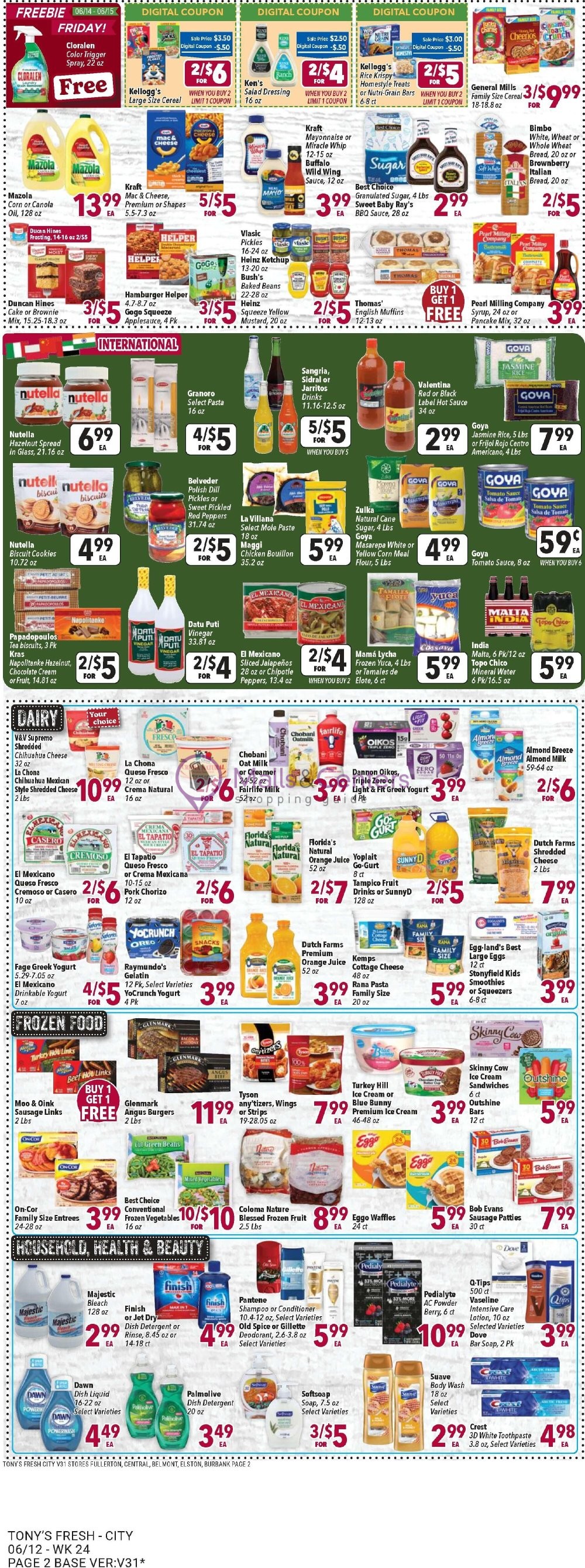 Weekly ad for Tony's Fresh Market valid: 06/12/2024 - 06/18/2024, page 2 Weekly ad for Tony's Fresh Market valid: 06/12/2024 - 06/18/2024, page 2