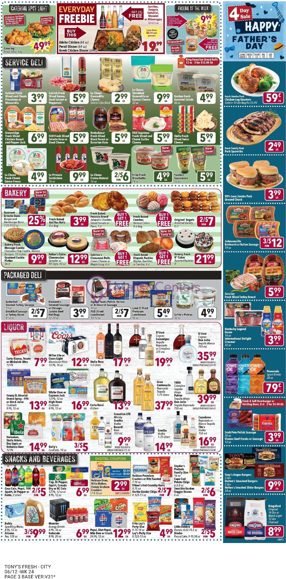Weekly ad for Tony's Fresh Market valid: 06/12/2024 - 06/18/2024, page 3 Weekly ad for Tony's Fresh Market valid: 06/12/2024 - 06/18/2024, page 3