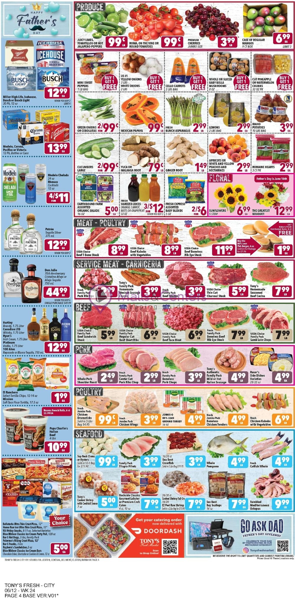 Weekly ad for Tony's Fresh Market valid: 06/12/2024 - 06/18/2024, page 4 Weekly ad for Tony's Fresh Market valid: 06/12/2024 - 06/18/2024, page 4