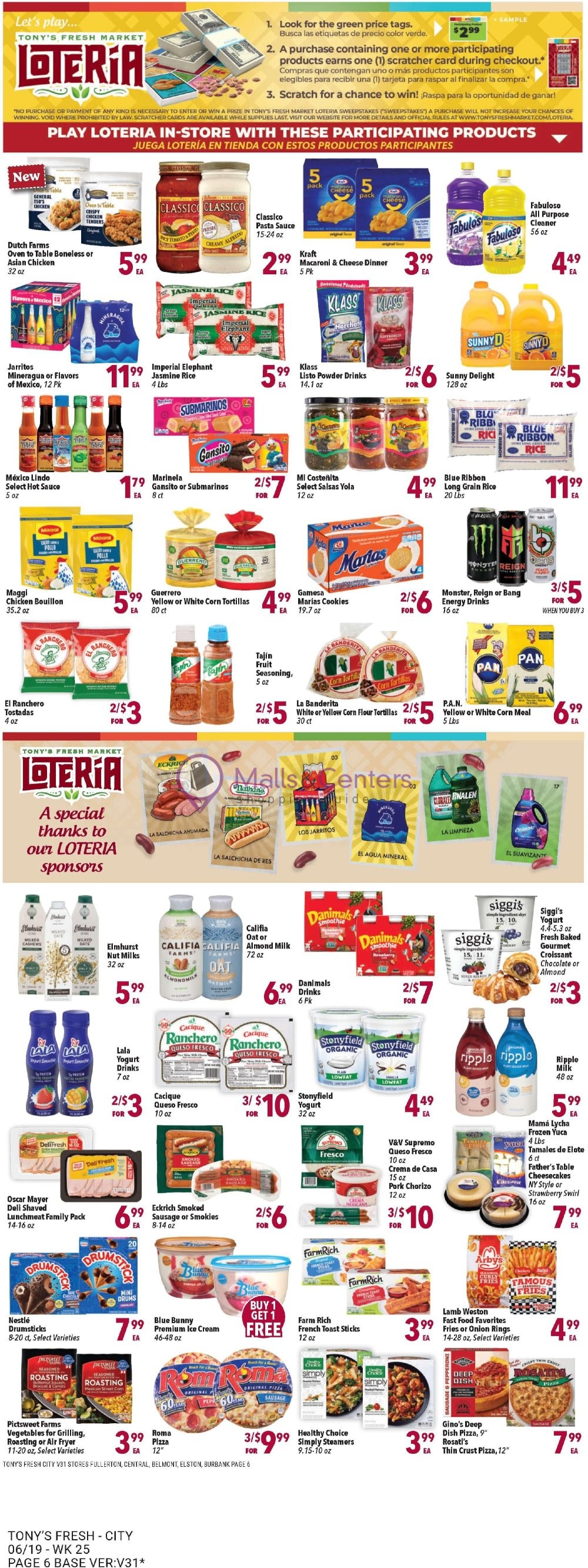 Weekly ad for Tony's Fresh Market valid: 06/19/2024 - 06/25/2024, page 6 Weekly ad for Tony's Fresh Market valid: 06/19/2024 - 06/25/2024, page 6