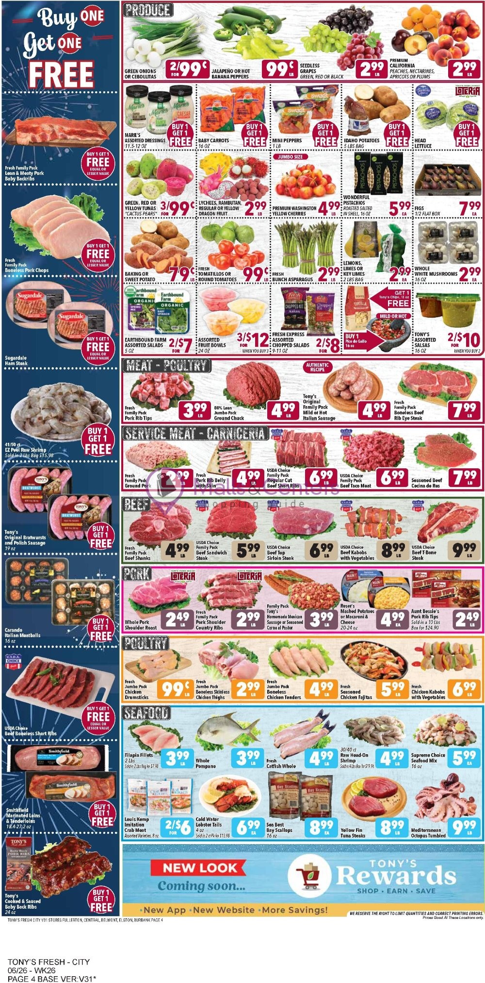 Weekly ad for Tony's Fresh Market valid: 06/26/2024 - 07/02/2024, page 4 Weekly ad for Tony's Fresh Market valid: 06/26/2024 - 07/02/2024, page 4