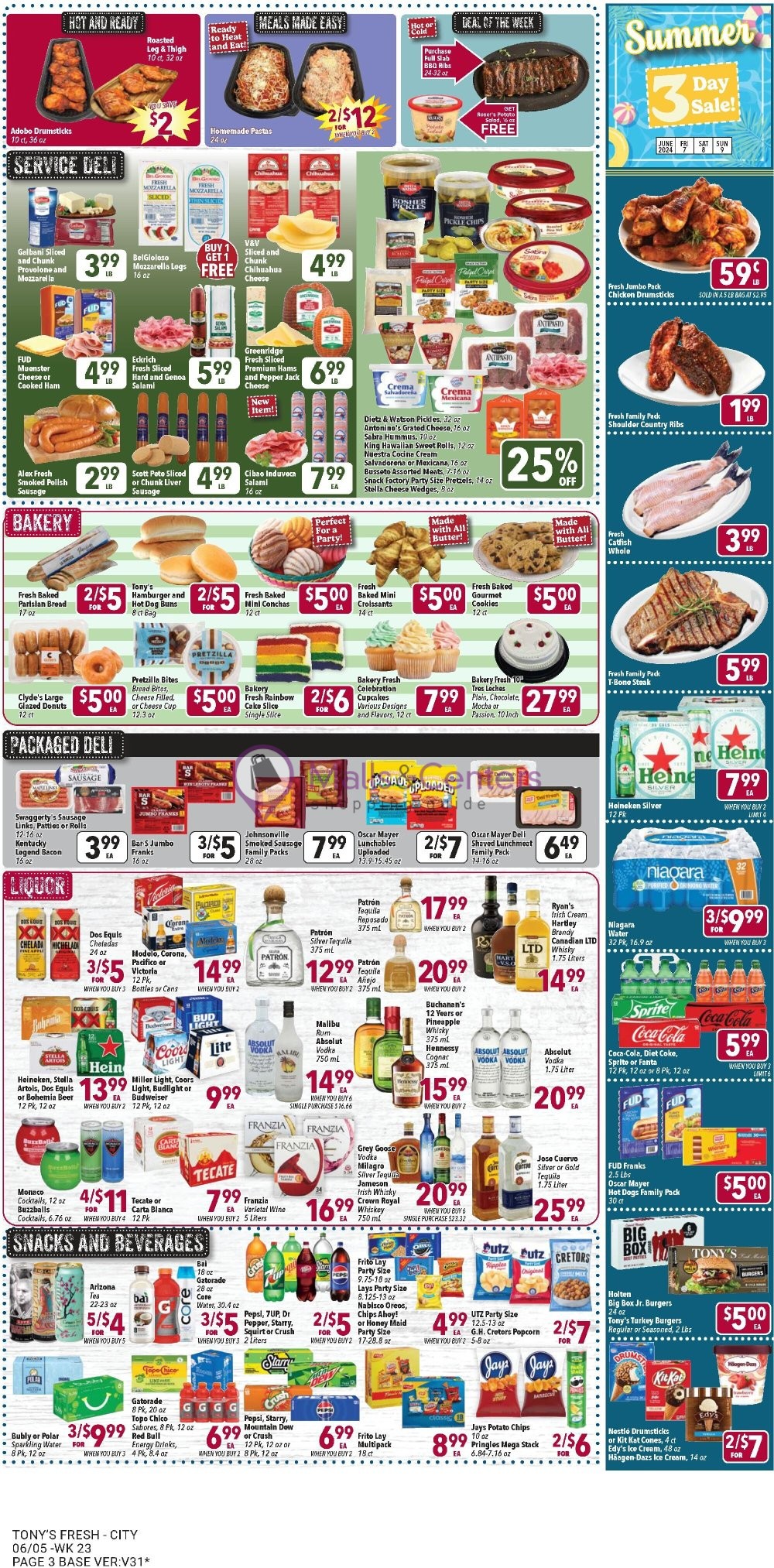 Weekly ad for Tony's Fresh Market valid: 06/05/2024 - 06/11/2024, page 3 Weekly ad for Tony's Fresh Market valid: 06/05/2024 - 06/11/2024, page 3