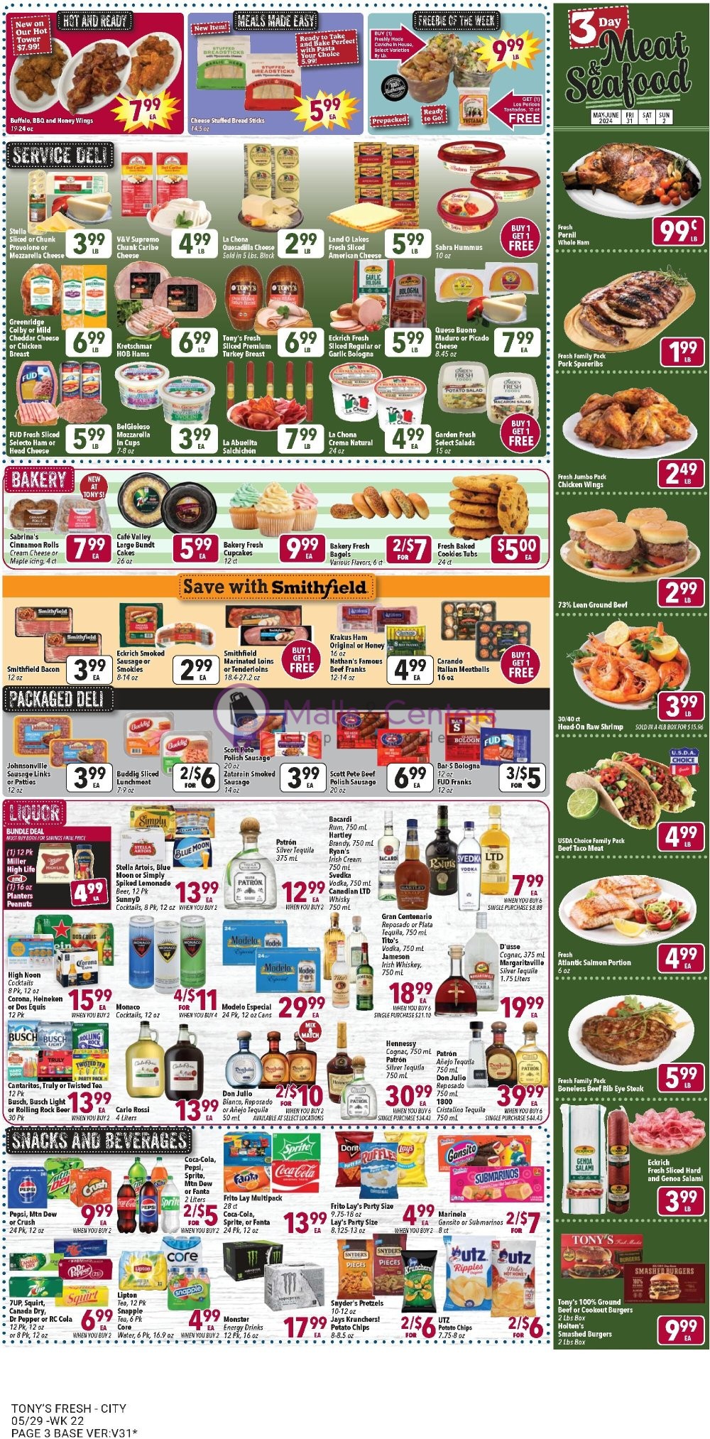 Weekly ad for Tony's Fresh Market valid: 05/29/2024 - 06/04/2024, page 3 Weekly ad for Tony's Fresh Market valid: 05/29/2024 - 06/04/2024, page 3