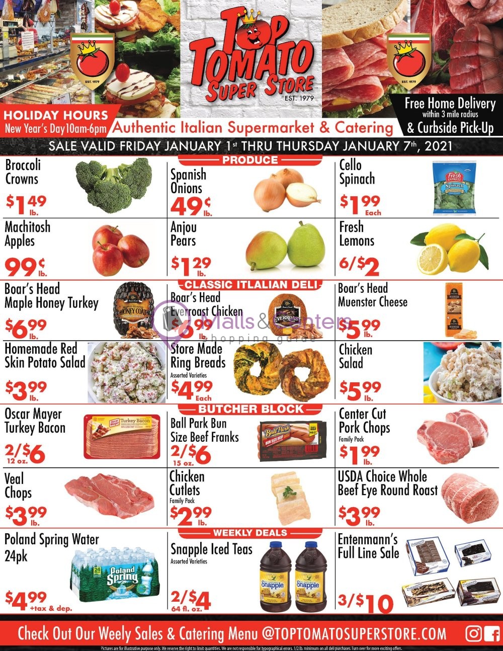 Top Tomato Super Store Weekly Ad sales & flyers specials MallsCenters