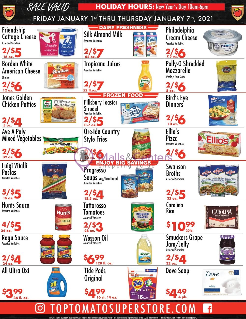 Top Tomato Super Store Weekly Ad sales & flyers specials MallsCenters
