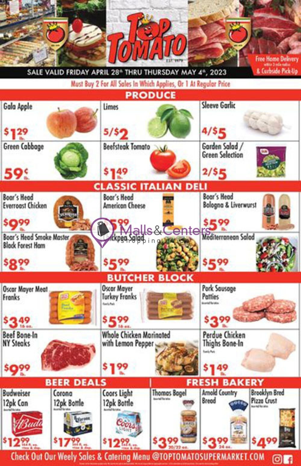 Top Tomato Super Store Weekly ad valid from 04/28/2023 to 05/04/2023