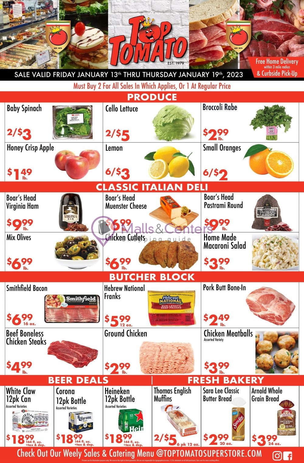 Top Tomato Super Store Weekly ad valid from 01/13/2023 to 01/19/2023