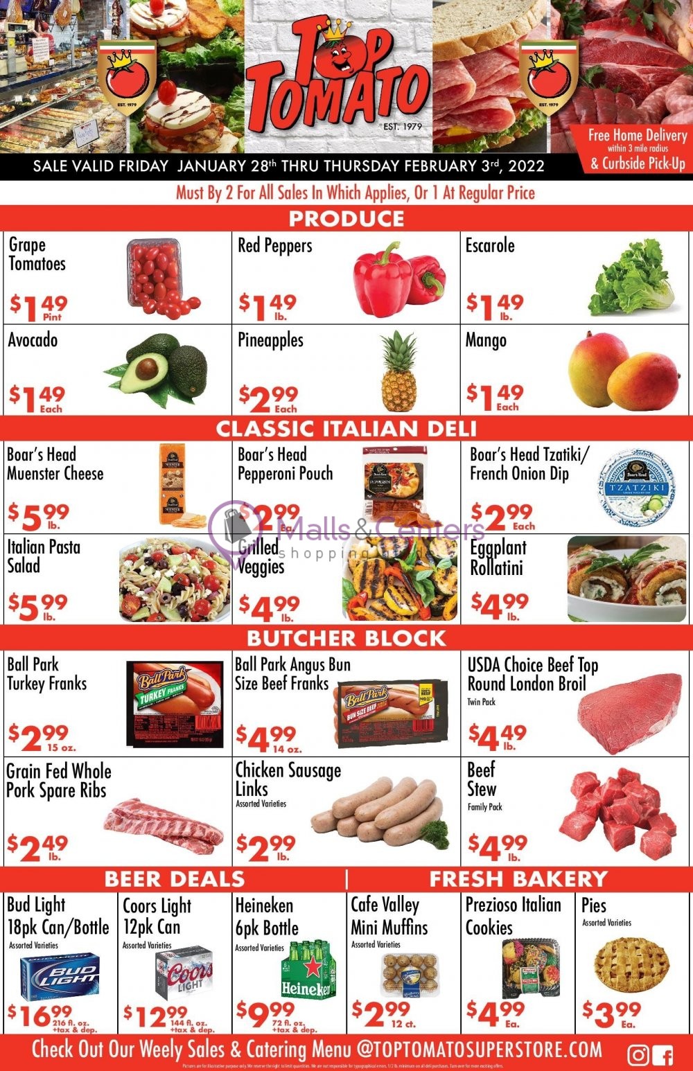 Top Tomato Super Store Weekly ad valid from 01/28/2022 to 02/03/2022