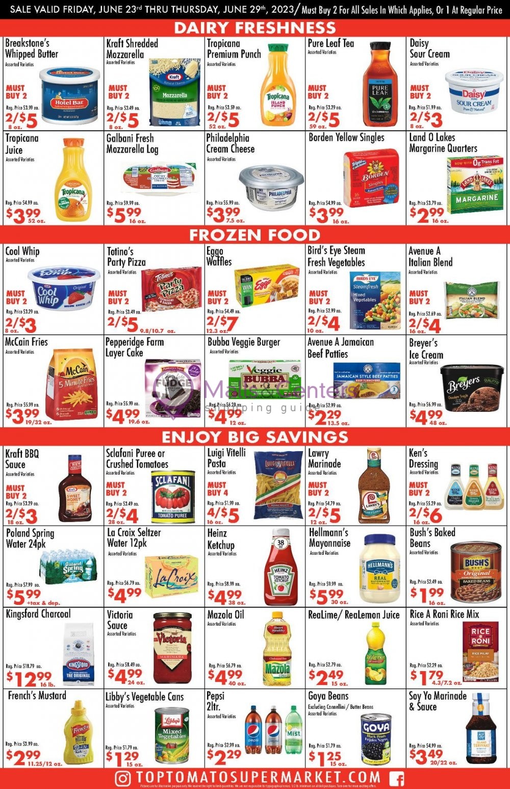 Top Tomato Super Store Weekly ad valid from 06/23/2023 to 06/29/2023
