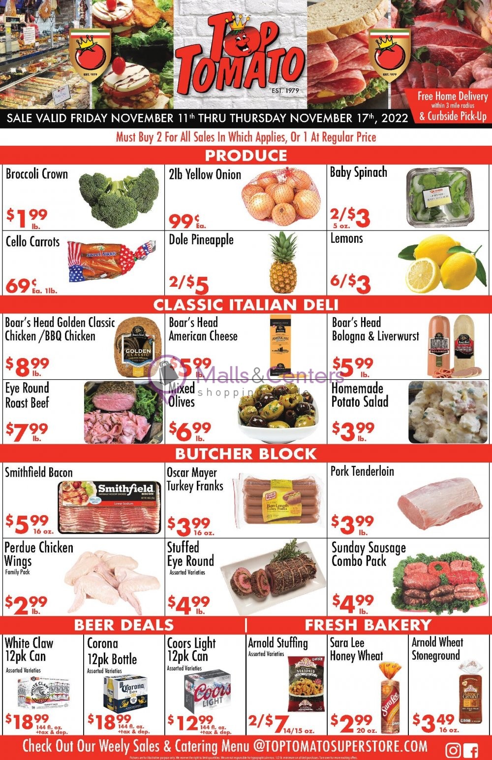 Top Tomato Super Store Weekly ad valid from 11/11/2022 to 11/17/2022