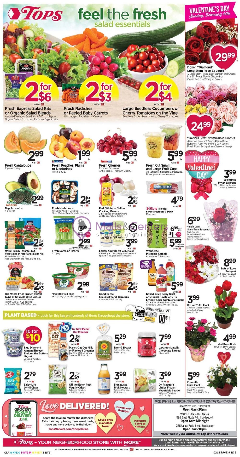 Tops Markets Weekly Ad sales & flyers specials MallsCenters