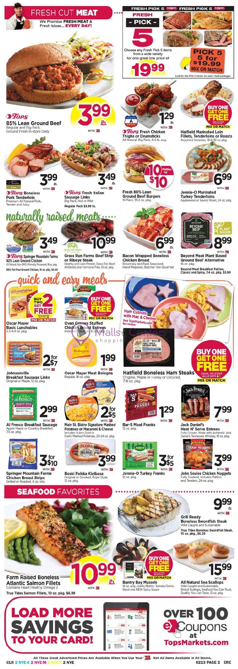 Tops Markets Weekly Ad sales & flyers specials MallsCenters