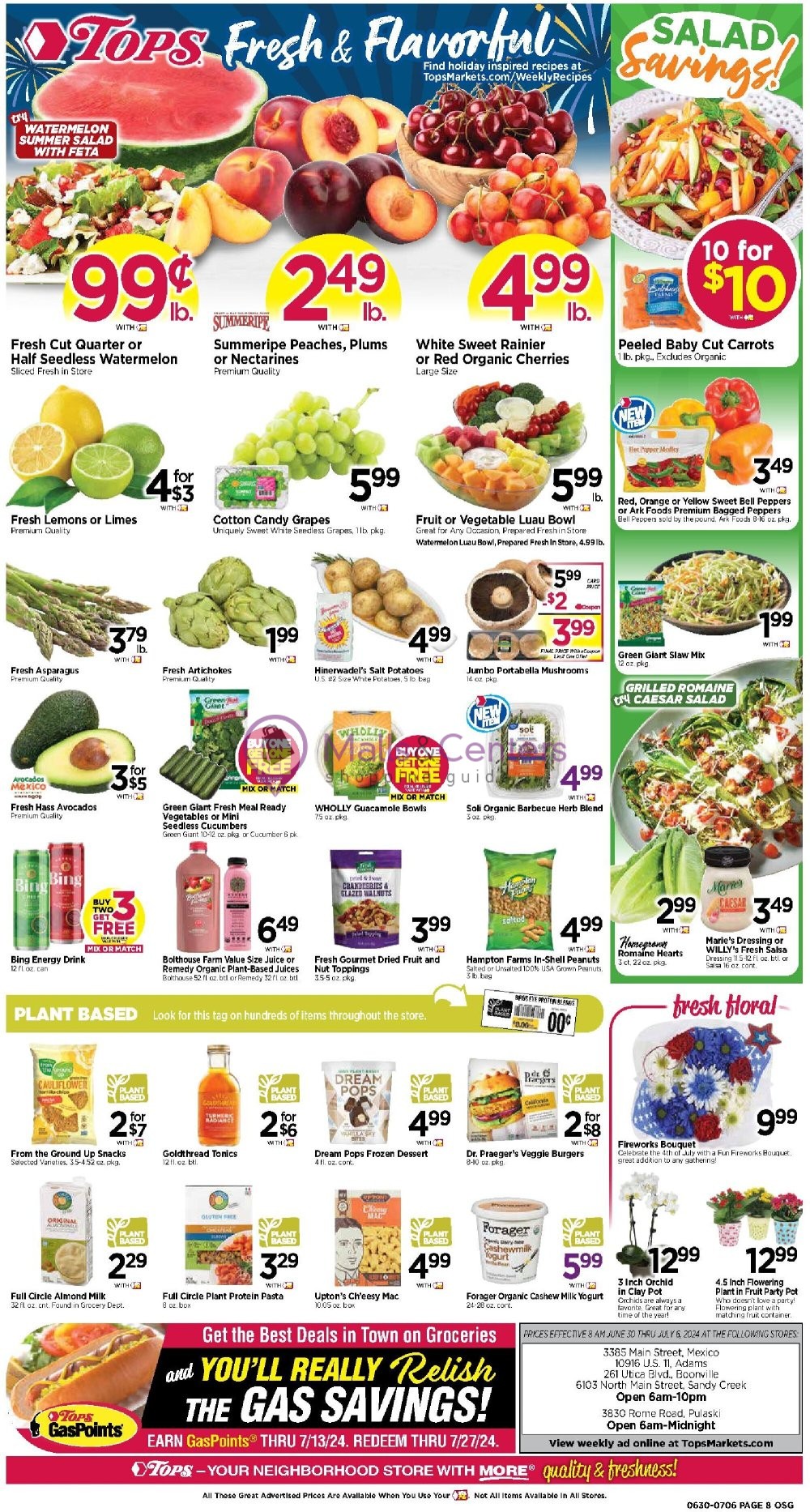 Weekly ad for Tops Markets valid: 06/30/2024 - 07/06/2024, page 10