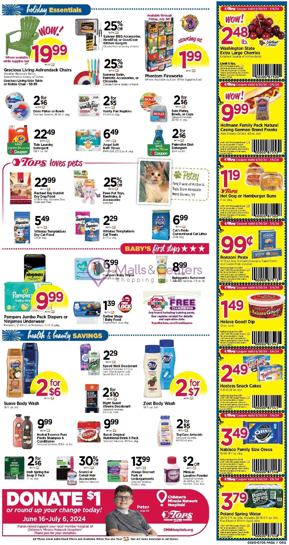 Weekly ad for Tops Markets valid: 06/30/2024 - 07/06/2024, page 9