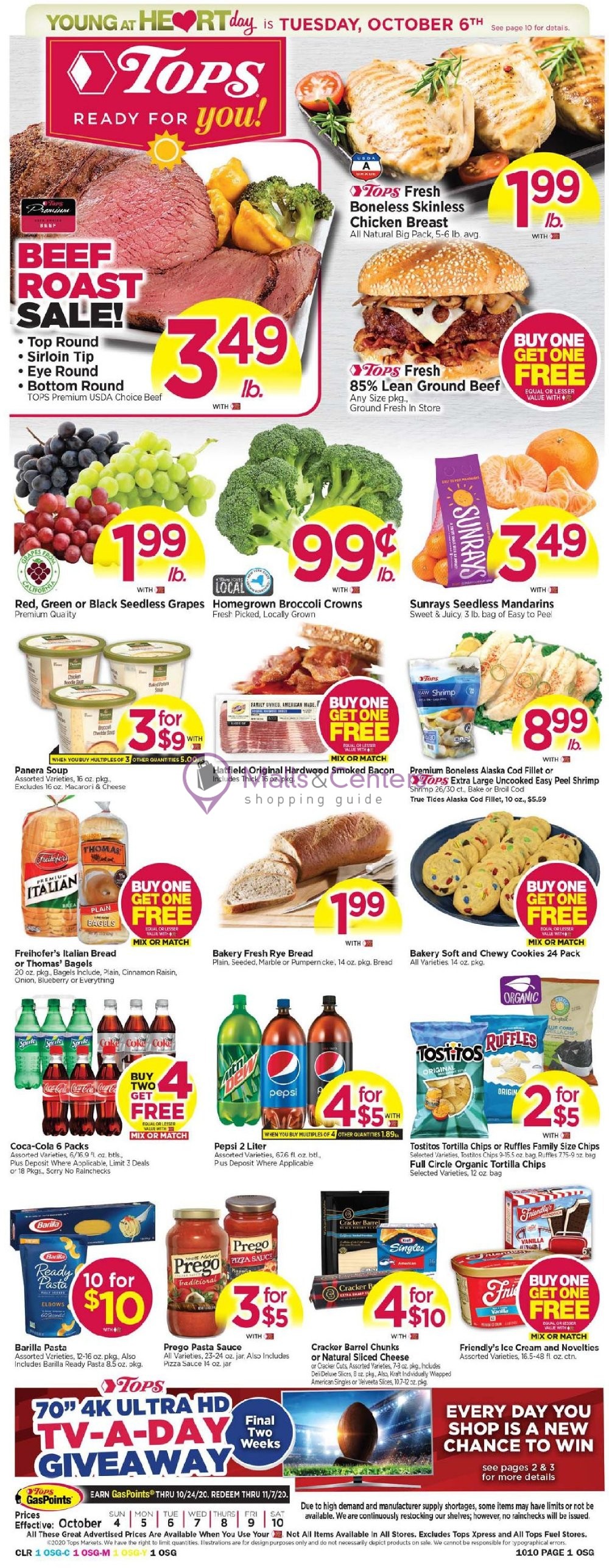 Tops Markets Weekly Ad sales & flyers specials MallsCenters