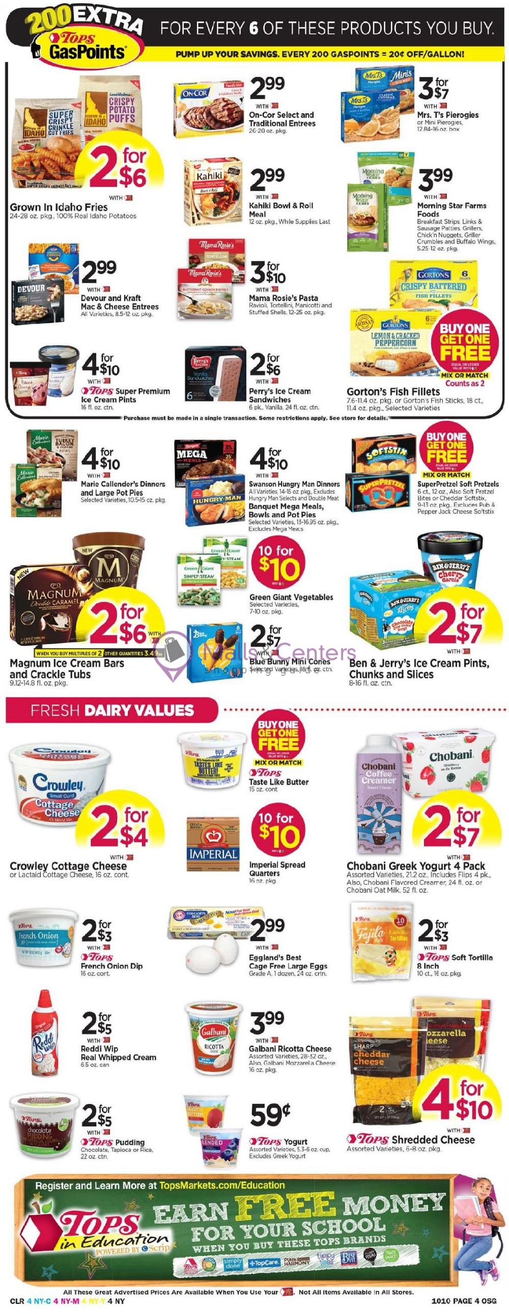 Tops Markets Weekly Ad sales & flyers specials MallsCenters