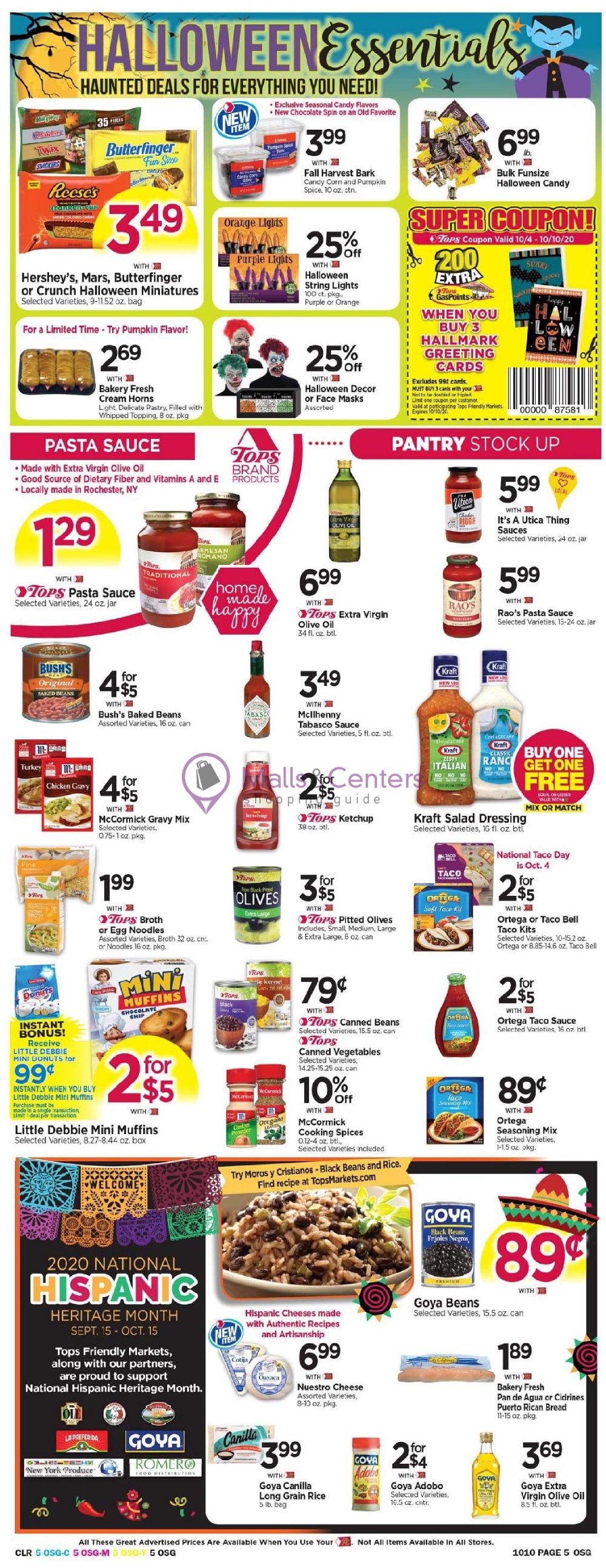 Tops Markets Weekly Ad sales & flyers specials MallsCenters
