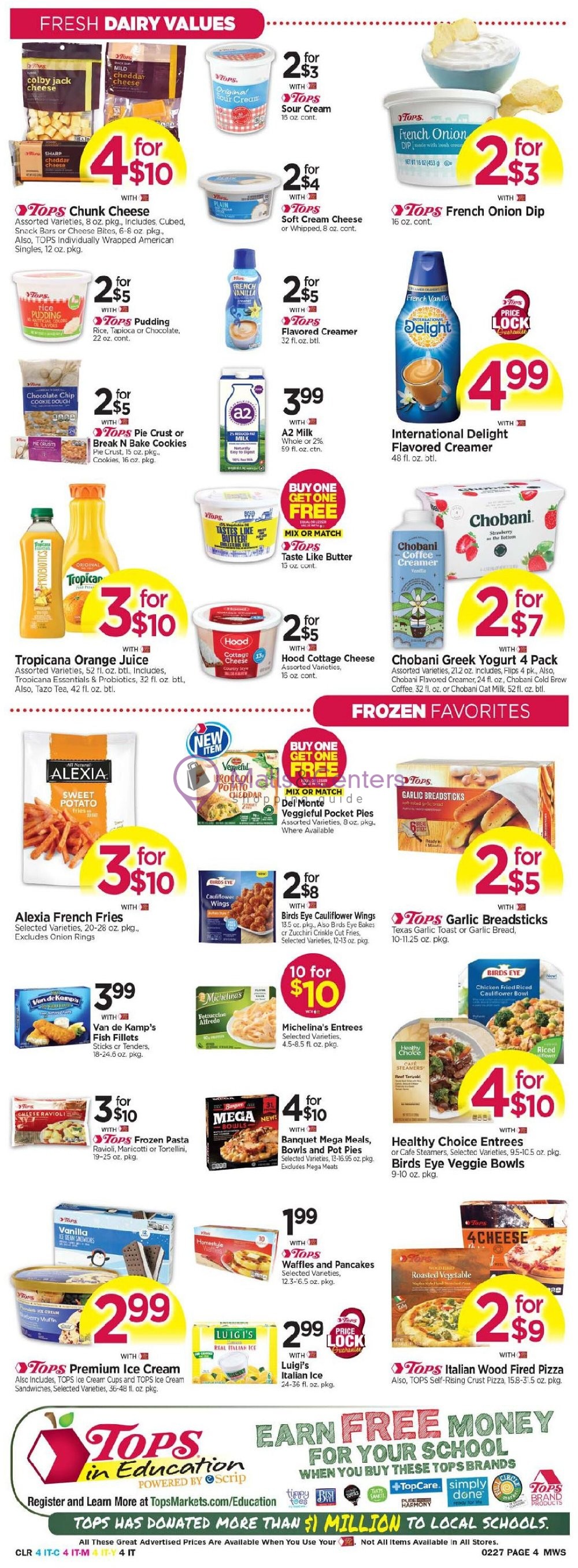 Tops Markets Weekly Ad sales & flyers specials MallsCenters