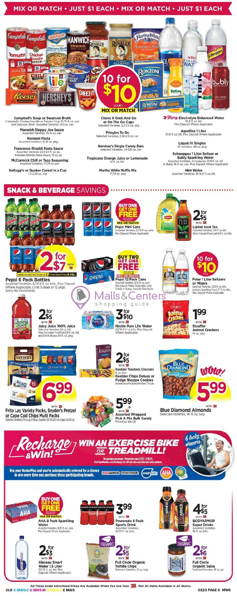 Tops Markets Weekly ad valid from 01/17/2021 to 01/23/2021 MallsCenters