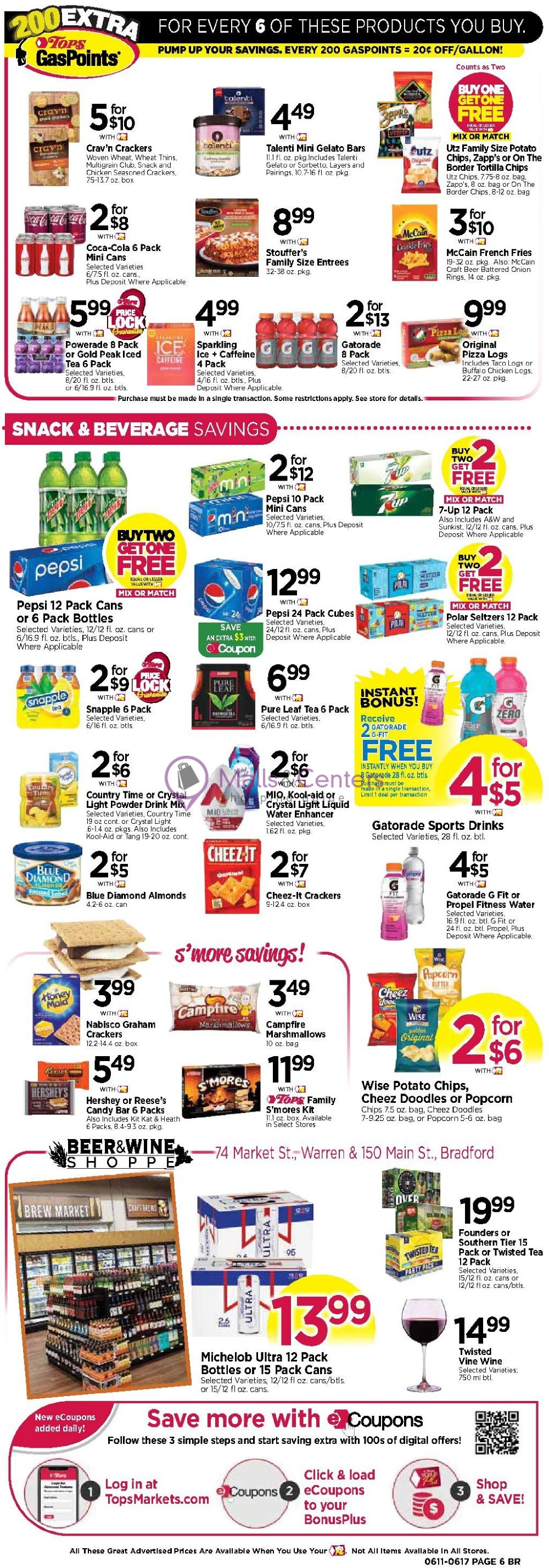 Tops Markets Weekly ad valid from 06/11/2023 to 06/17/2023 MallsCenters