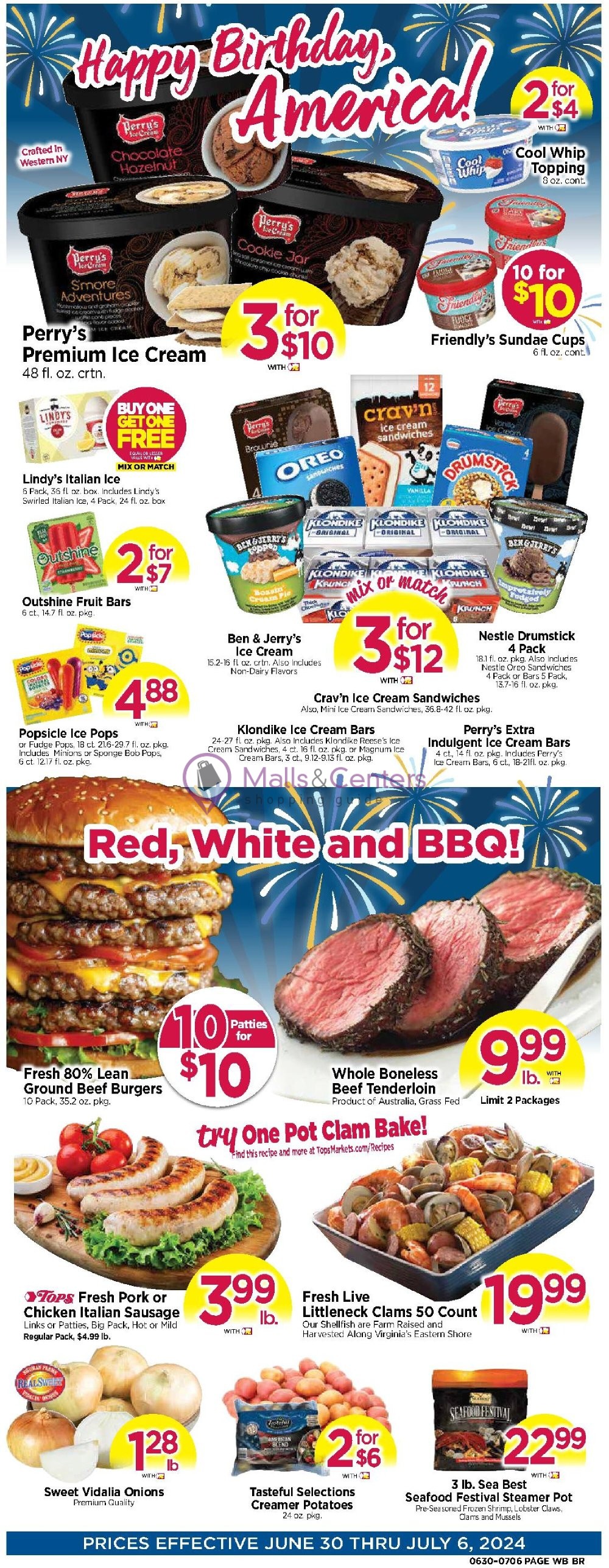 Weekly ad for Tops Markets valid: 06/30/2024 - 07/06/2024, page 2