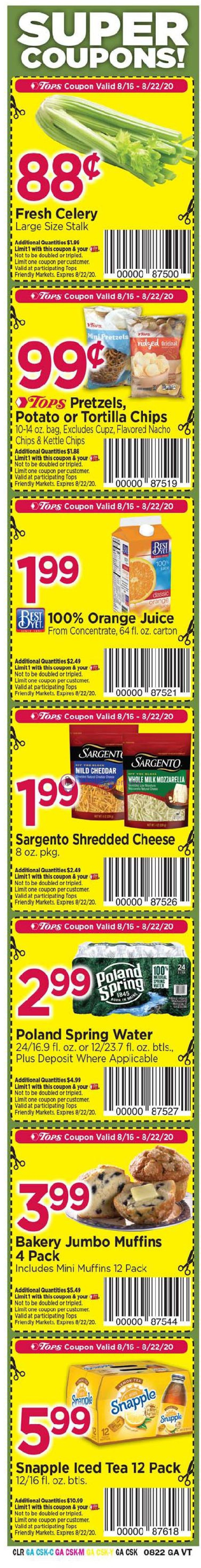 Tops Markets Weekly Ad sales & flyers specials MallsCenters