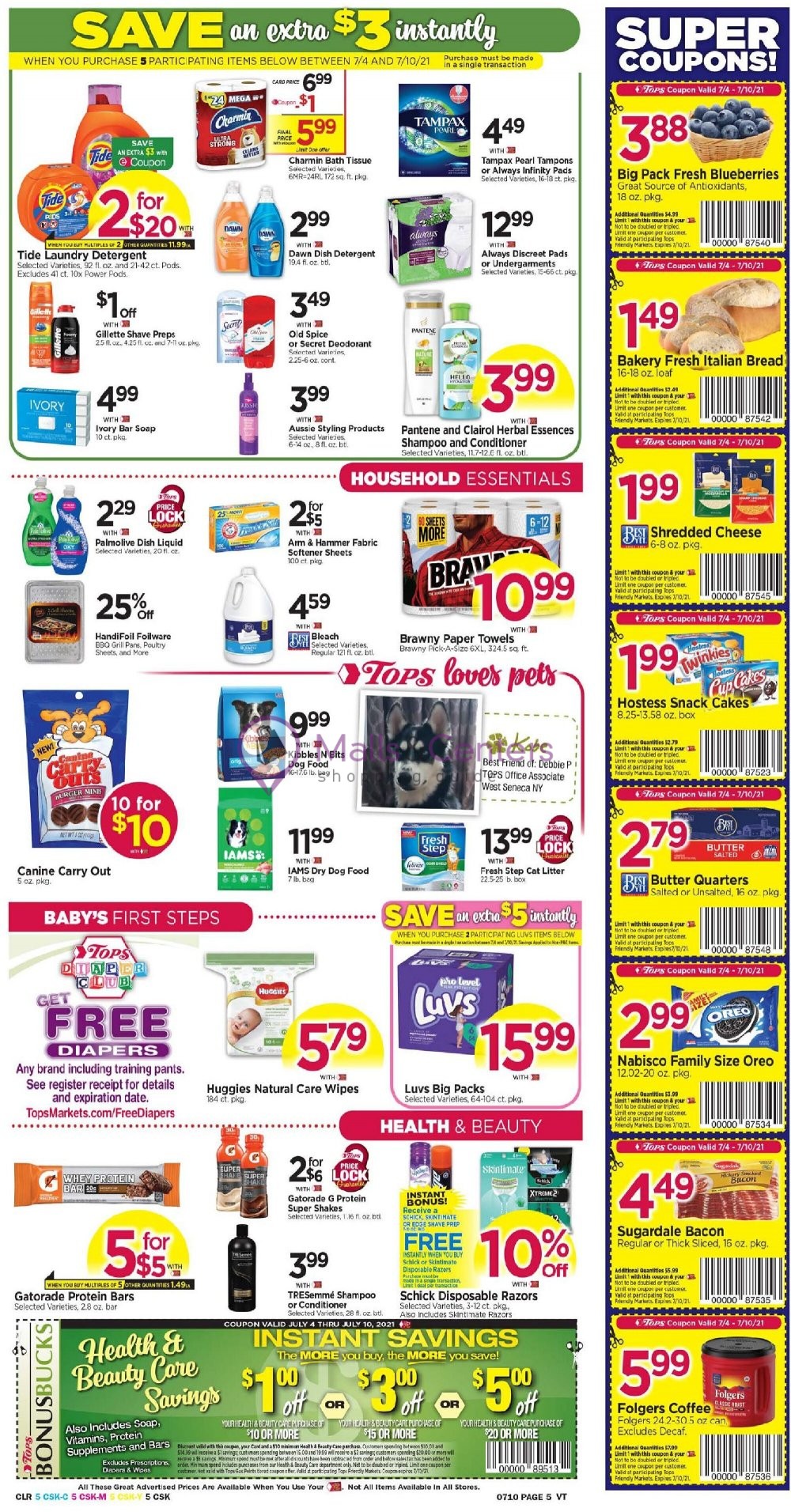 Tops Markets Weekly Ad sales & flyers specials MallsCenters