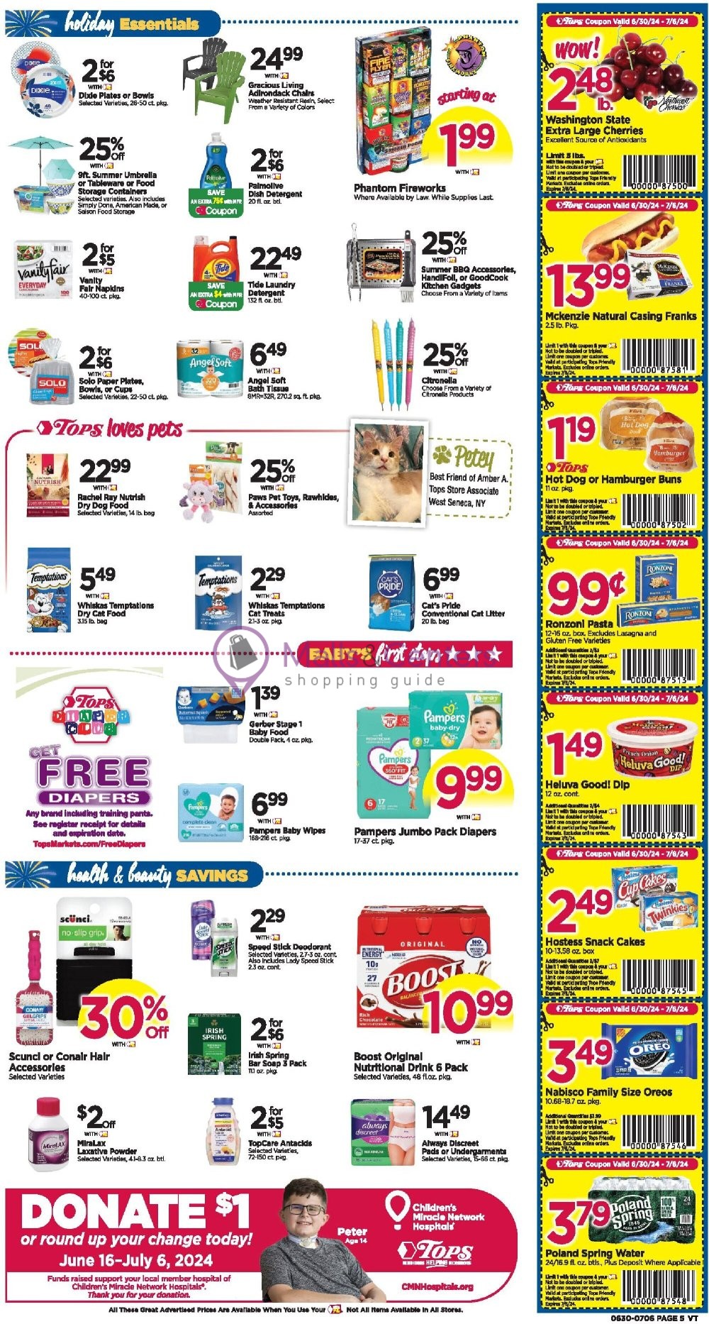 Weekly ad for Tops Markets valid: 06/30/2024 - 07/06/2024, page 7