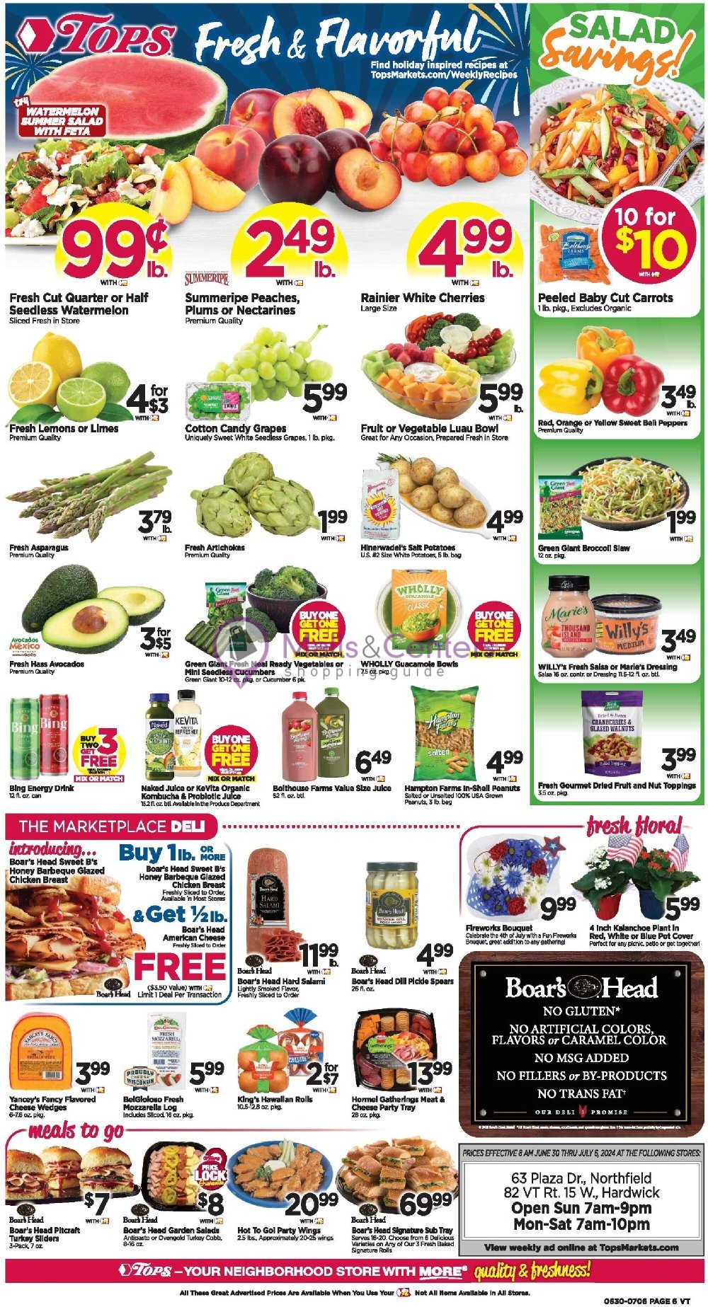 Weekly ad for Tops Markets valid: 06/30/2024 - 07/06/2024, page 8