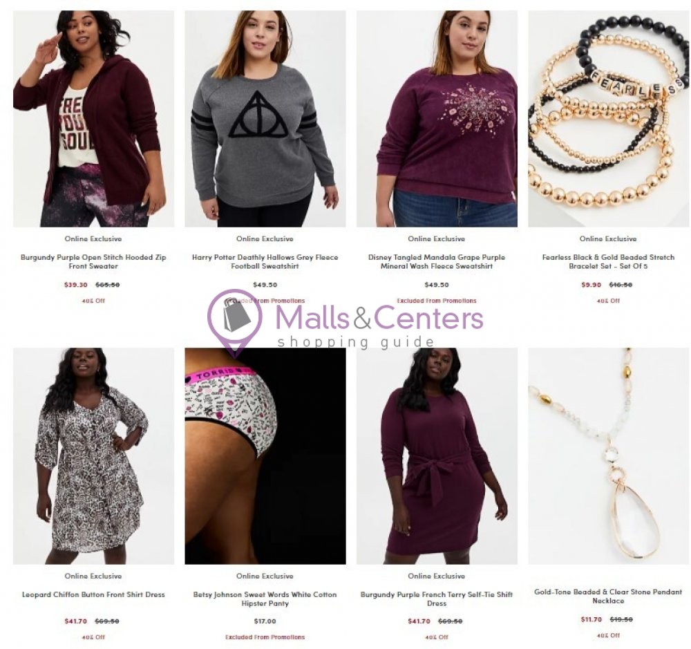 Torrid Weekly Ad sales & flyers specials MallsCenters
