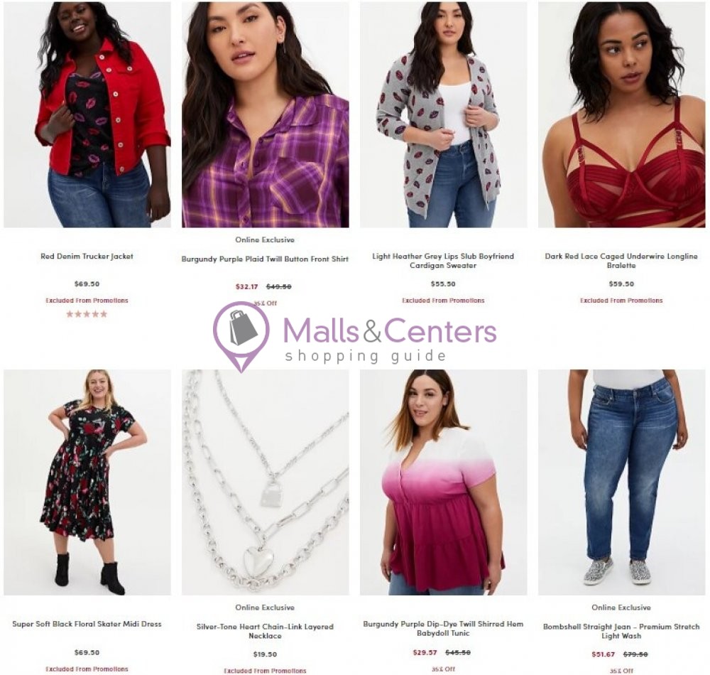 Torrid Weekly ad valid from 12/29/2020 to 01/04/2021 MallsCenters