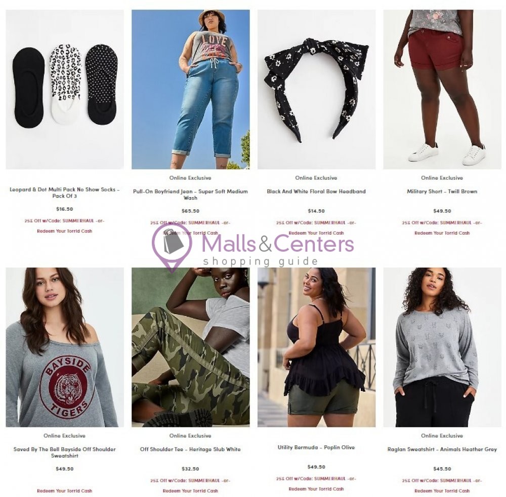Torrid Weekly Ad sales & flyers specials MallsCenters