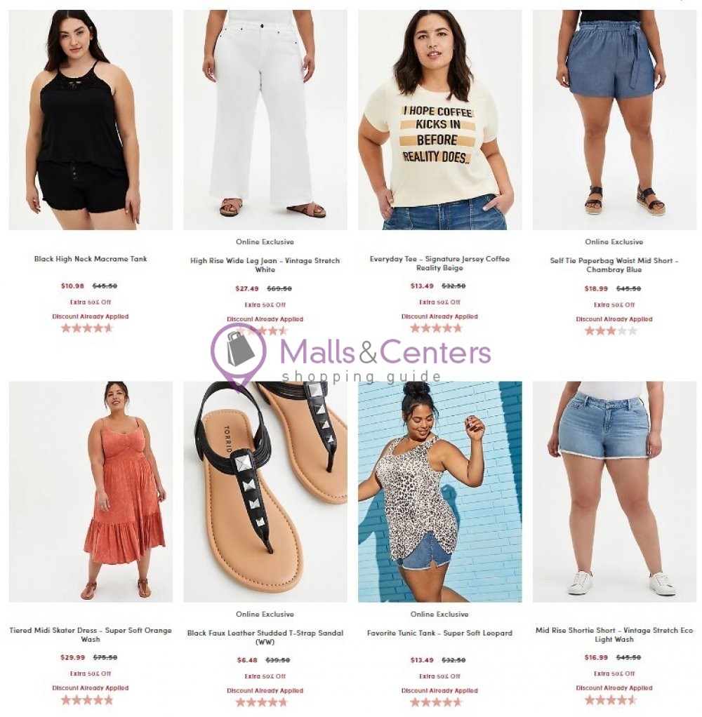 Torrid Weekly Ad sales & flyers specials MallsCenters
